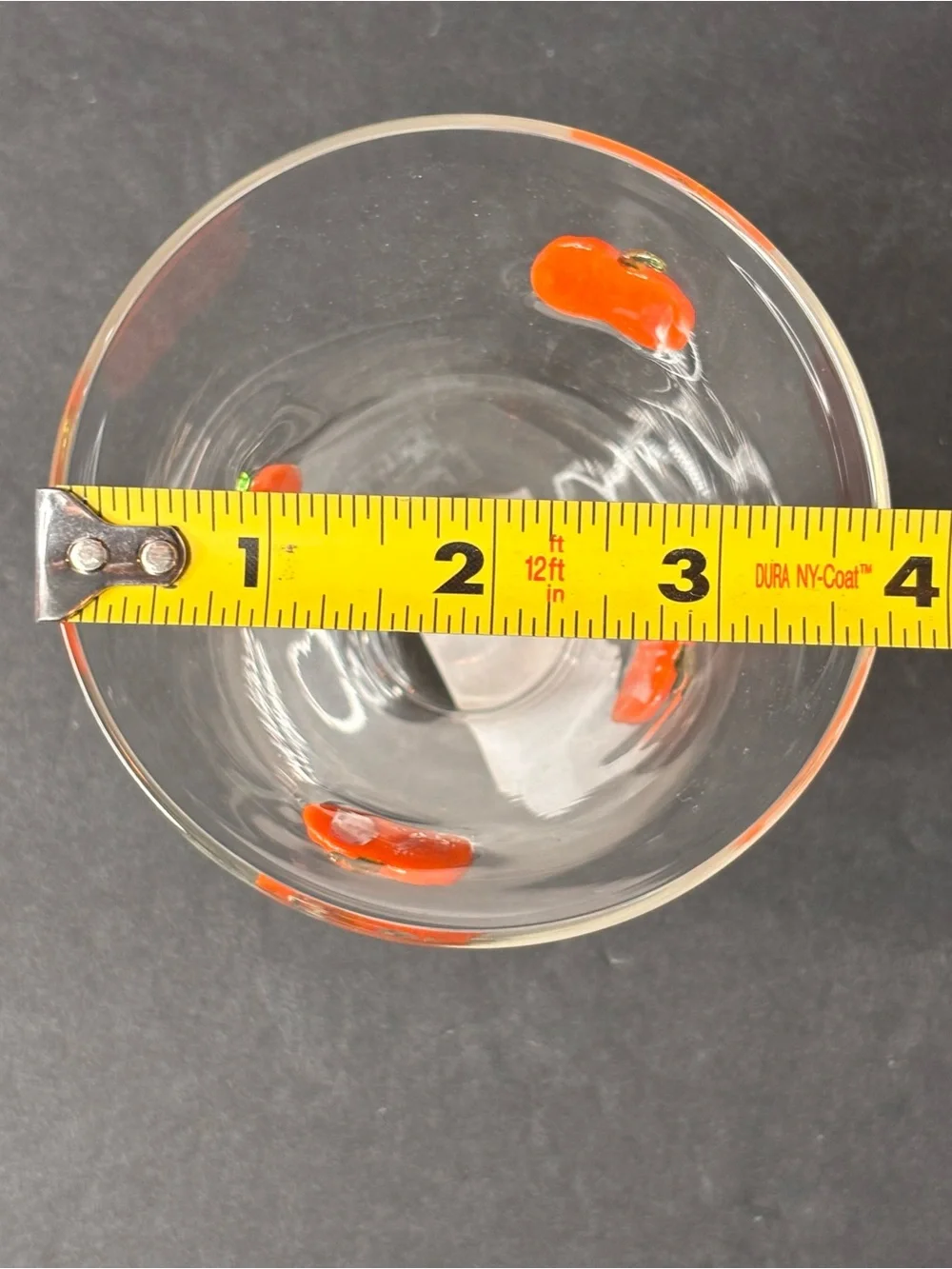 Anthropologie Halloween Icon Stemless Martini Glass Pumpkin